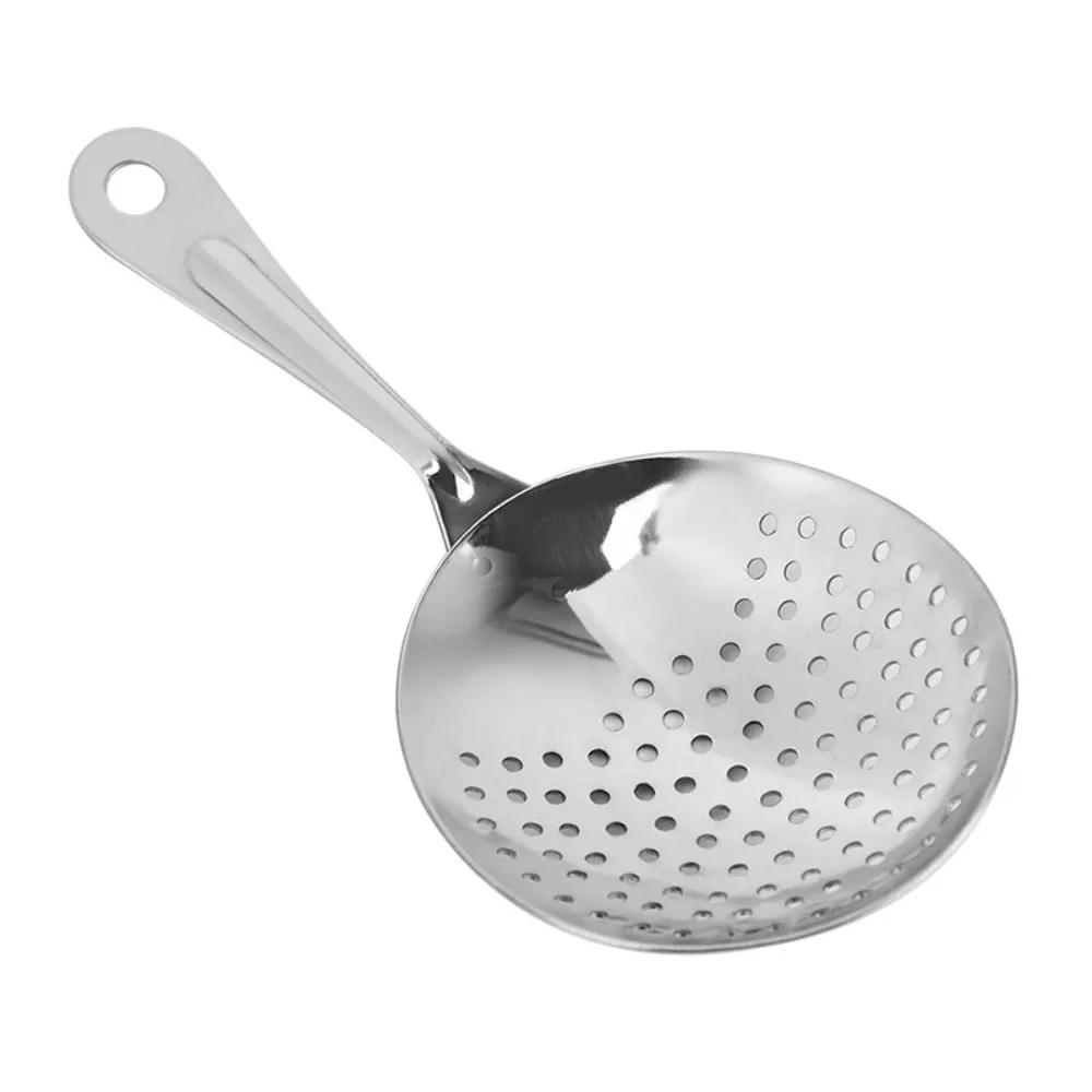 Julep Bar Strainer 304 Stainless Steel Cocktail Strainer Spoon Bar Sprung Cocktail Shaker Fast Drain Julep Strainer Bar Filters