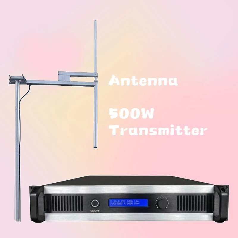

500W Fm Radio Transmitter 500watts Fm Broadcast Antenna