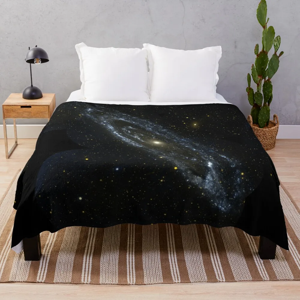 

Andromeda Galaxy Throw Blanket Furry Moving Loose For Baby Blankets