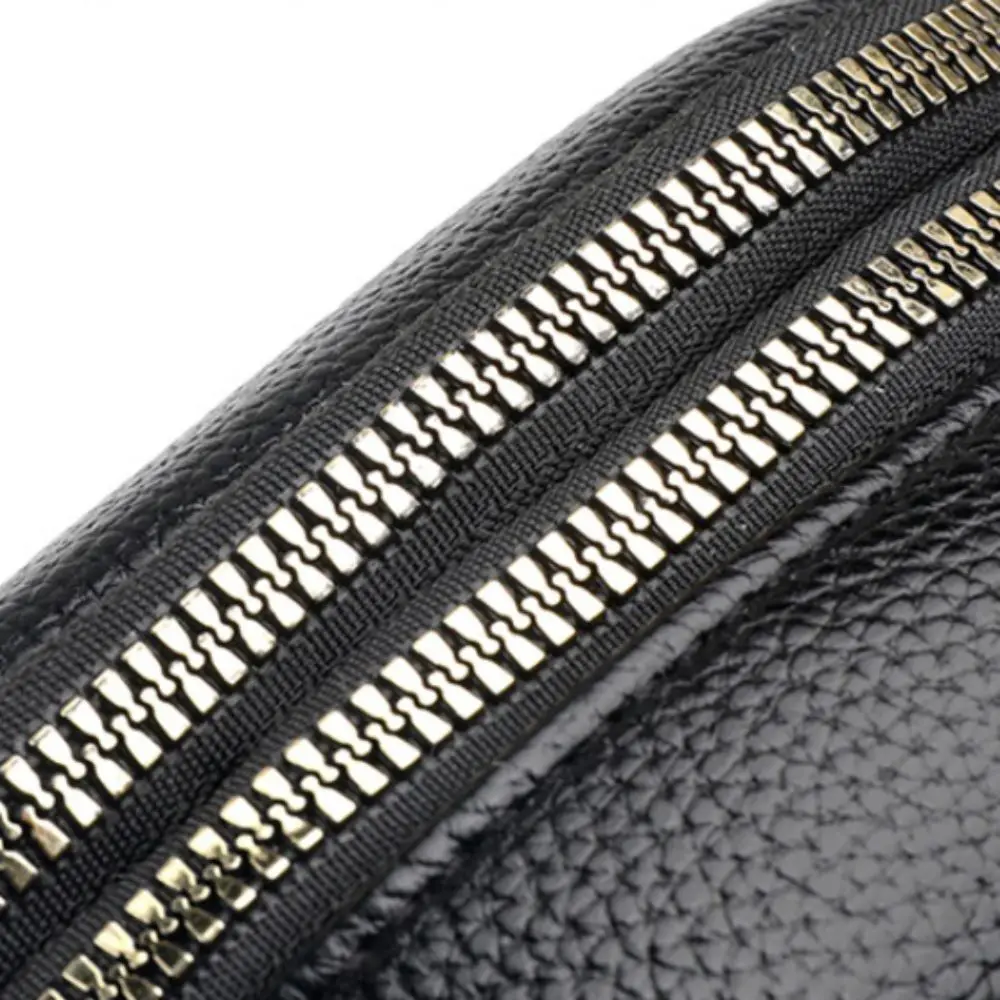 Large Capacity Lady Crossbody Phone Bag Leather Vertical Women Shoulder Phone Bag INS Multi-layer Cell Phone Purse