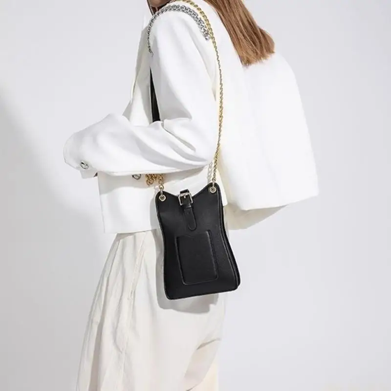 

X90D Womens PU Leather Bag Chain Strap Shoulder Bag Crossbody Bag for Daily