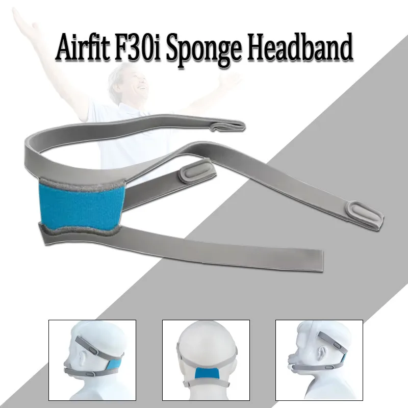Resmed F30i Full Mask Replacement Part CPAP Head Band Headgear for Respironics Washable Durable