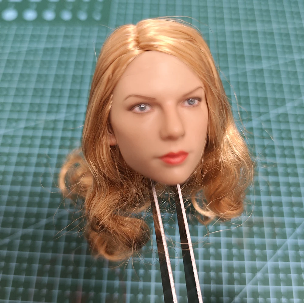 

Big Sale 1/6th GACTOYS GC042 Version C Singer Girl Head Sculpt Carving with Long Hair Toys Model For 12" JIAOU TBL Doll Figure