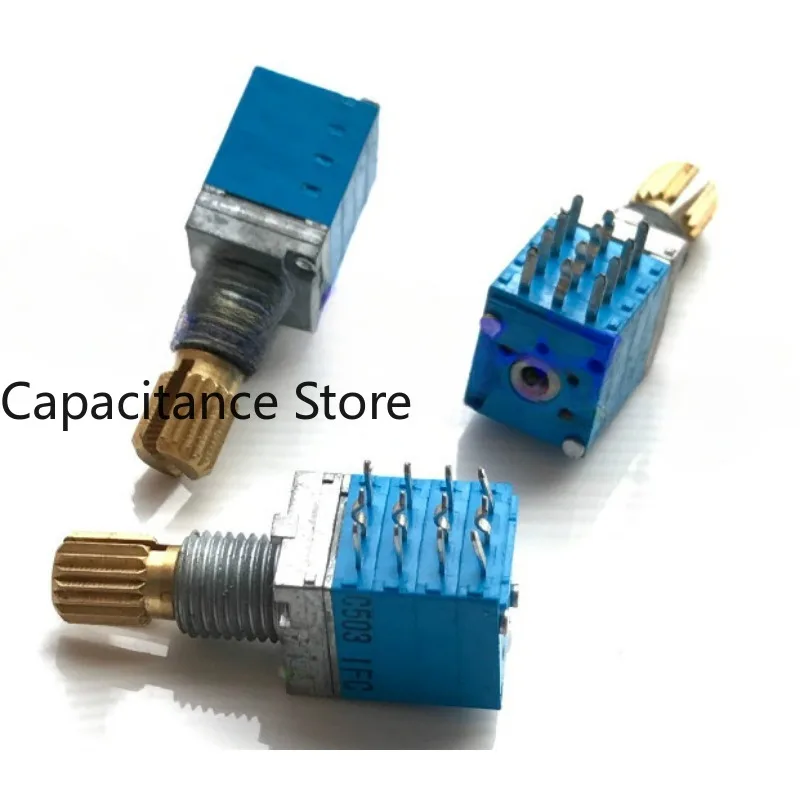 5PCS Automotive amplifier precision potentiometer TP96Q00 quadruple C50K * 4 with stepper