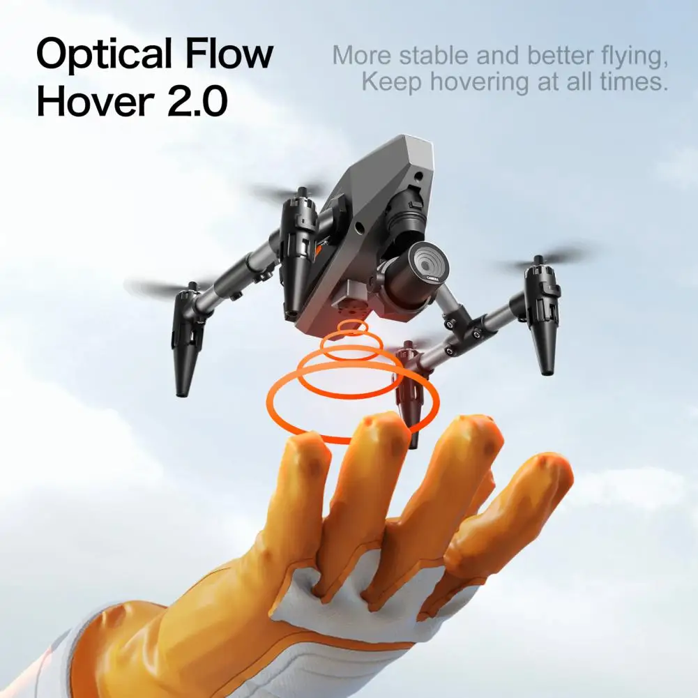 Aerial Photography Quadcopter Remote Control Toy Mini Brushless Motor RC Drone Optical Flow Positioning WiFi FPV Drone for Play