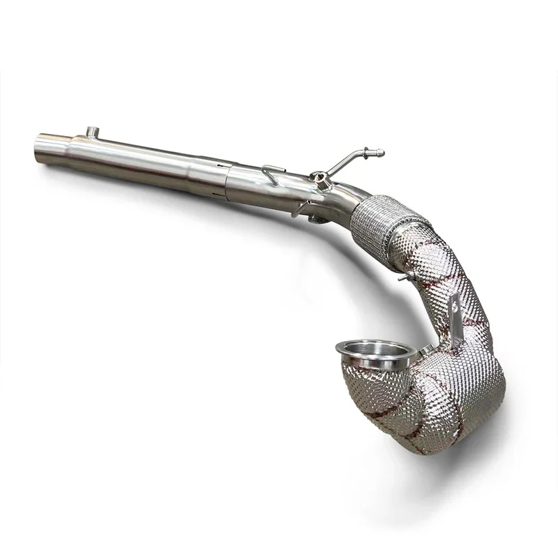 High Flow Stainless Steel Drain Pipe, GPF Catalyst Exhaust Pipe, Audi Q3 2.0T, 2020-2023