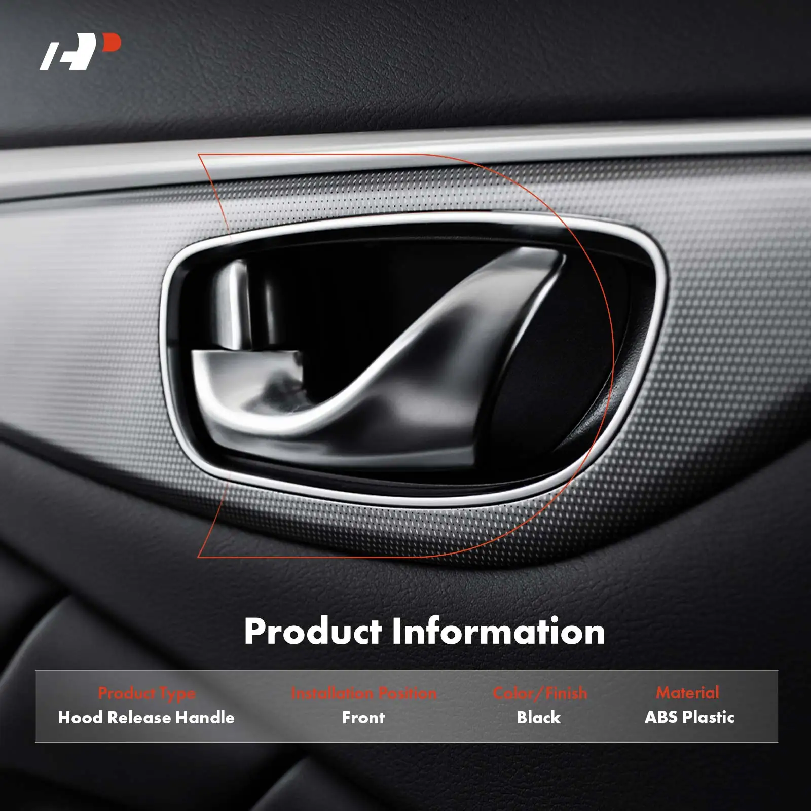 A-Premium Front Side Hood Release Handle for Ford F-150 15-19 F-250 Super Duty F-350 Super Duty 17-18 F-450 Super Duty 2017