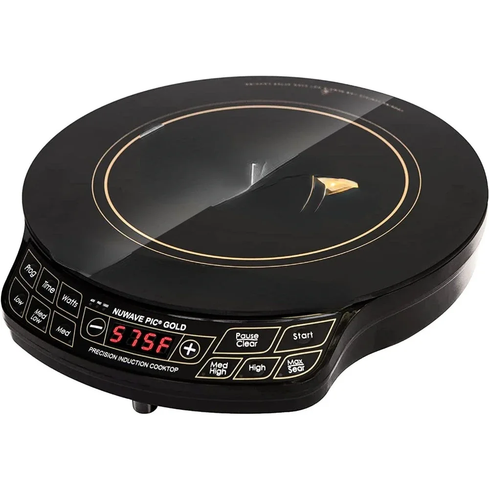 Induction Cooktop, Portable, Powerful with Large 8” Heating Coil,100°F to 575°F, 3 Wattage Settings,