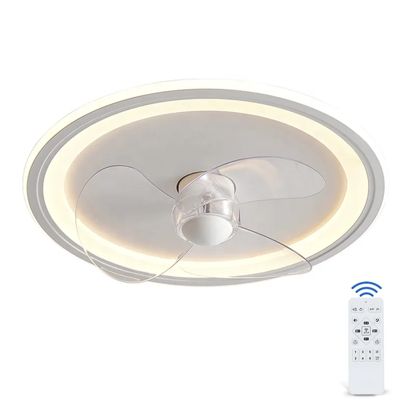 Hot Selling AC Bedroom Living Room Modern 160 200 Inch Led Ceiling Fan Light with Remote APP Control APP