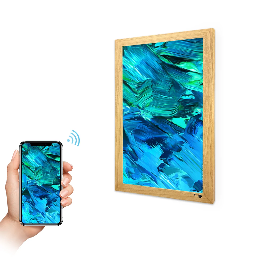 

21.5 Inch Wifi Digital Photo Frame Wall Mount Display With Touch Screen Smart Digital Frame