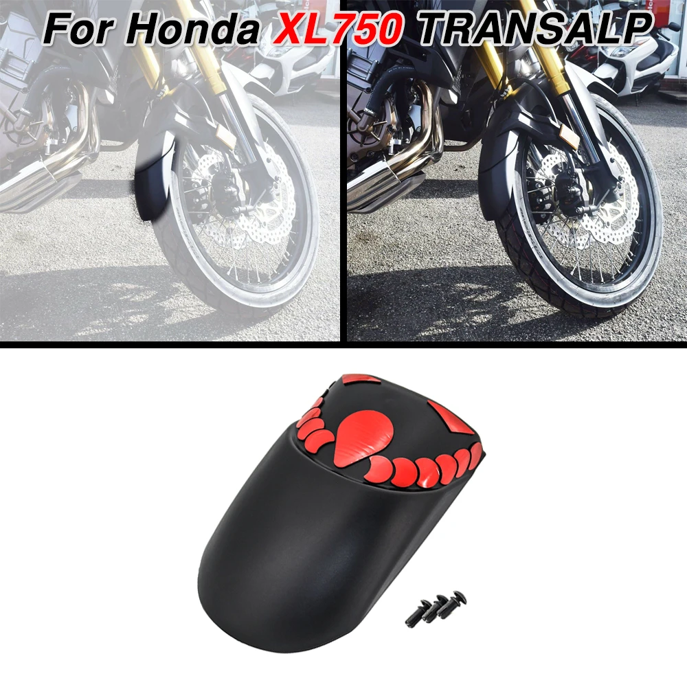 

For Honda XL750 TRANSALP Motorcycle Accessories Front Fender Mudguard Extender Extension Transalp xl750