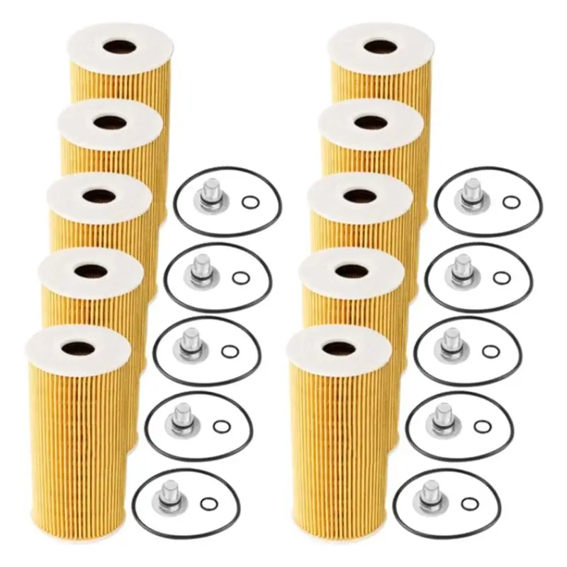Reliable-10Pcs Oil Filter 263202F000 26320-2F000 263202F100 For KIA New Sorento 2.0T Ix35