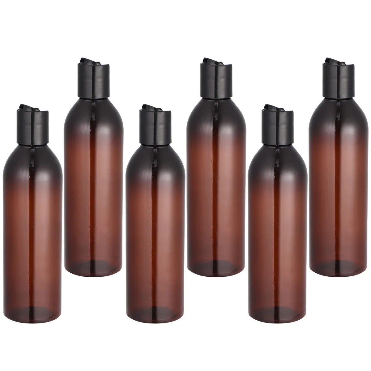 6 個 250 ミリリットル旅行用ポータブルボトル詰め替え可能漏れ防止シャンプーローションディスペンサー空の容器屋外ハイキング用