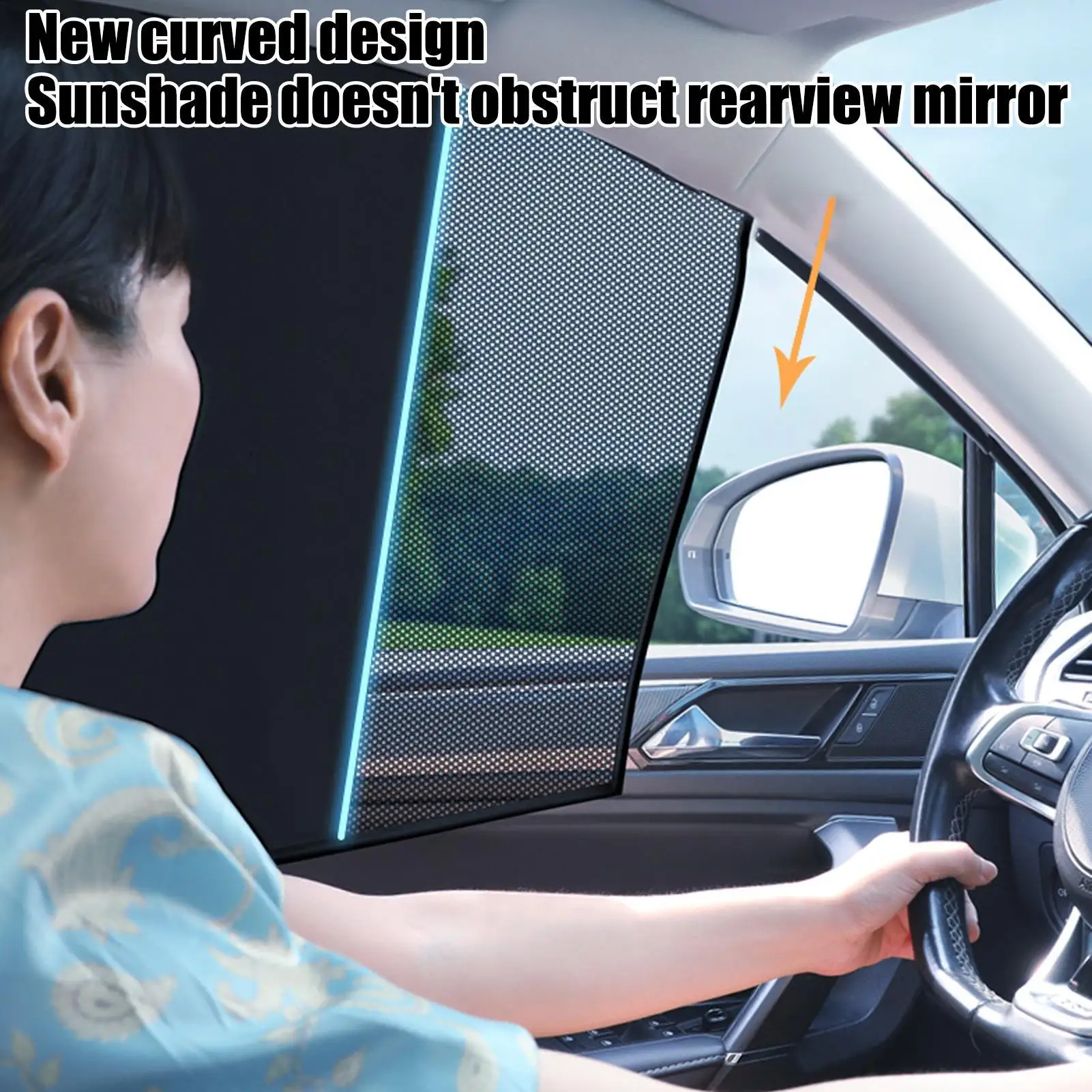 

Window Shades for Car Magnetic UV Screen Protection for Vehicle Window Heat Protection for SUV Sedan Truck RV Automotive Travel