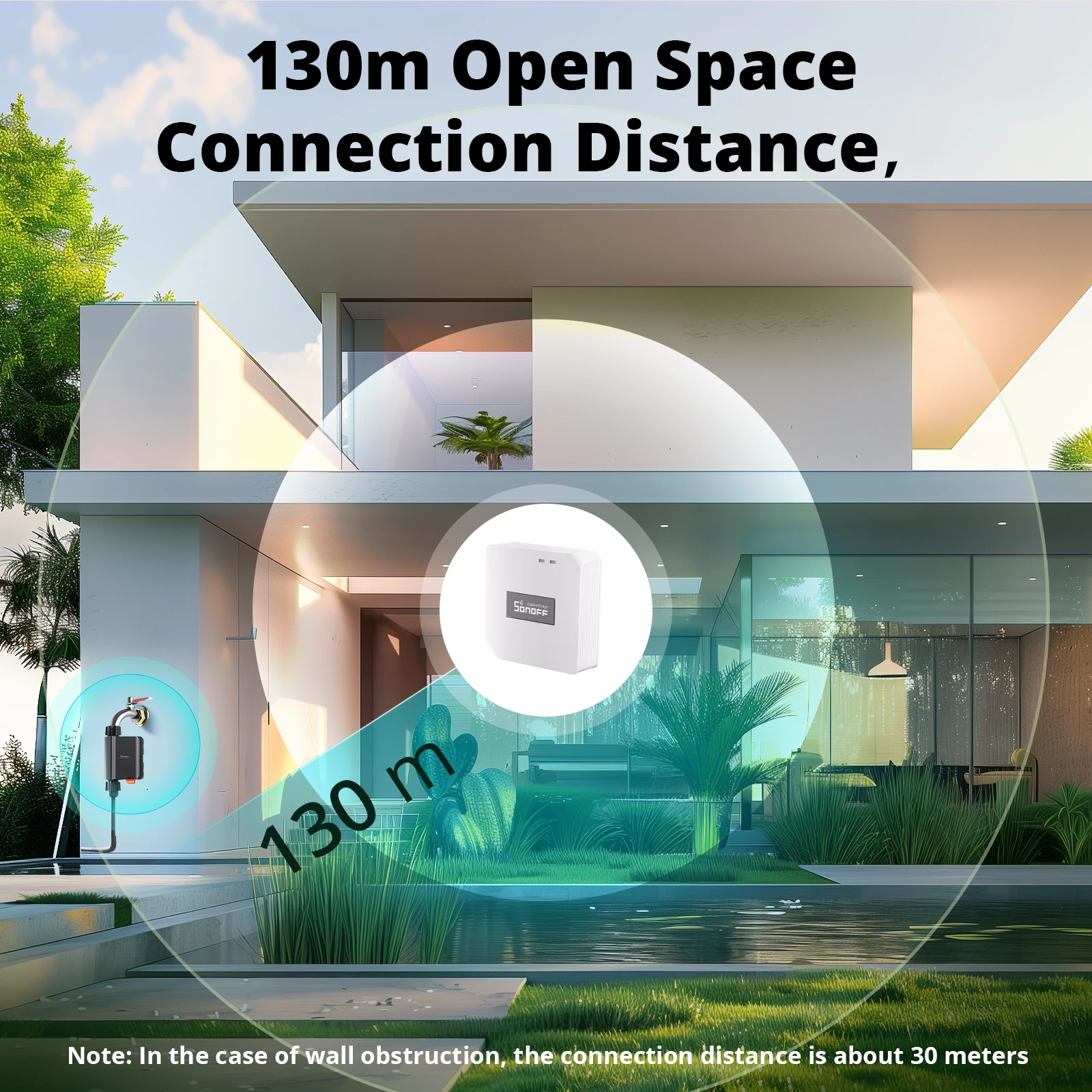 SONOFF SWV Zigbee 3.0 Smart Water Valve Controller Smart Home Automate Irrigation Assistant Timer Control Via Alexa Google Home