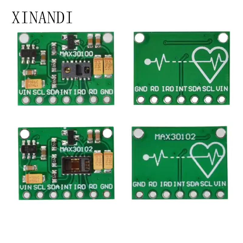 MAX30102 MAX30100 Low Power Heart Rate Pulse Breakout Board For Arduino / Blood Oxygen Sensor Module MAX30100 Pulse Oximeter