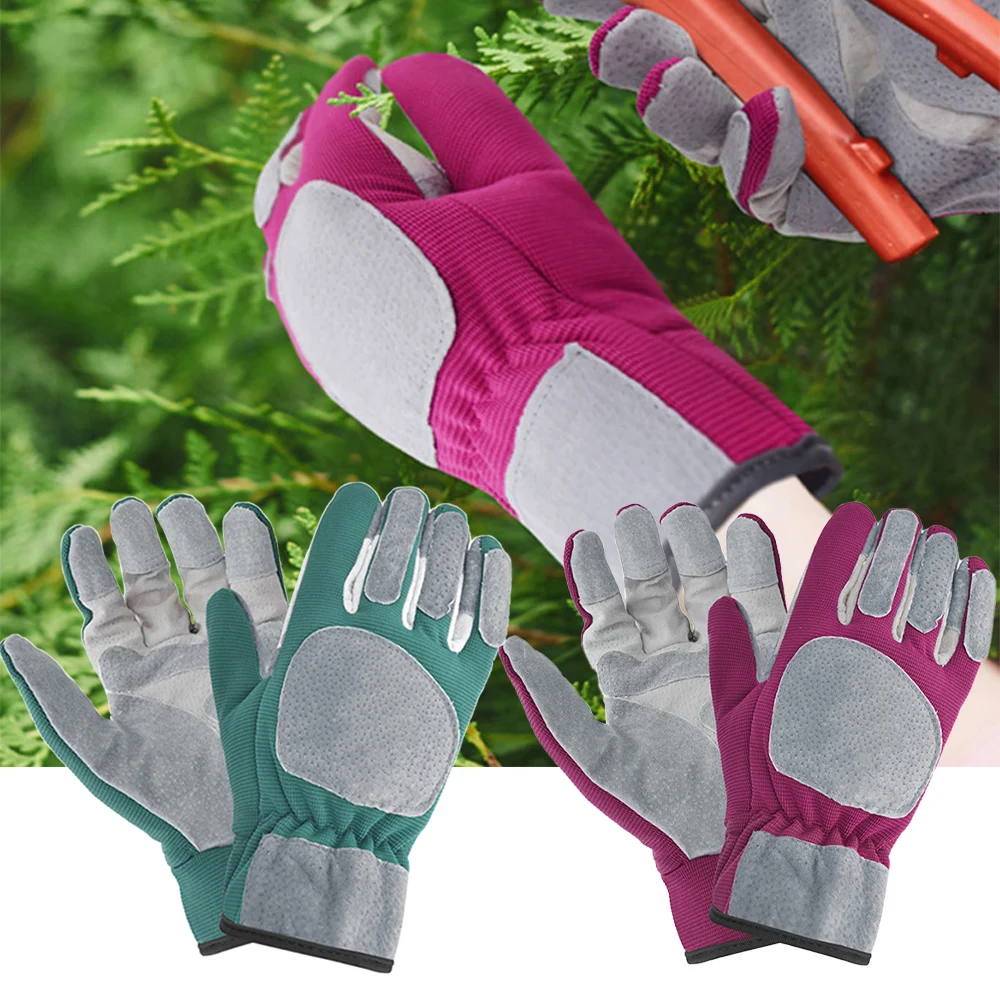

Садовые перчатки с длинными защитными вставками от шипов для прополки, копания, посадки, рыхления и обрезки. Лучший подарок для садовода.