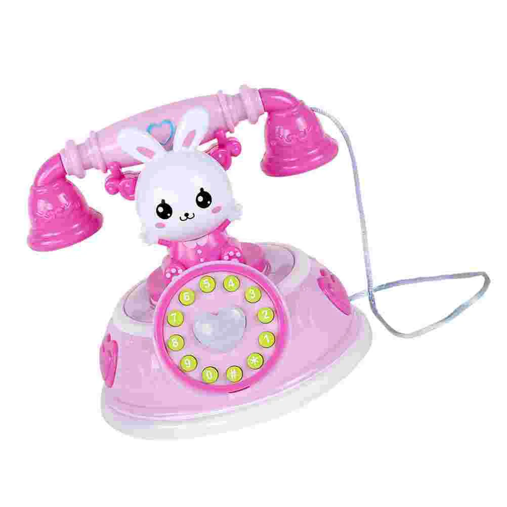 Simulated Telephone Baby Toy Rotary Intercom Simulation Early Developmental Toys Children’s Playhouse Fake Cartoon Various
