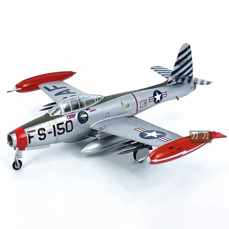 1:72 Scale American F-84E jet fighter F84 Plastic Finished Simulation Model Static Decoration Souvenir Gifts For Adult Boy