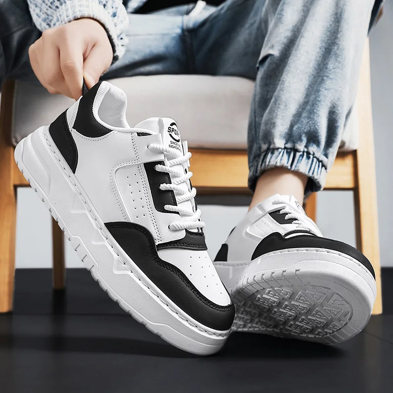 

Мужские повседневные дышащие весенне-летние противоскользящие износостойкие универсальные спортивные туфли для отдыха White oes