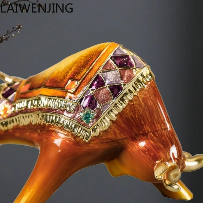 HLZ الإبداعية فورتشن الثور سطح المكتب زخرفة مكتب هووسورمينغ جديد غرفة المعيشة المنزلي مدخل الديكور