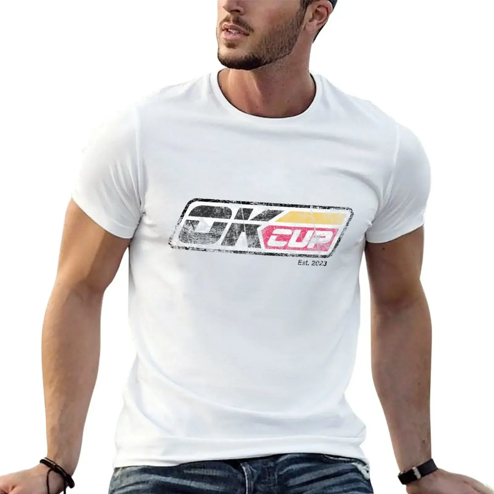 

OK Cup Est.2023 (distressed) T-Shirt vintage t shirts luxury clothing labubu tshirts for men