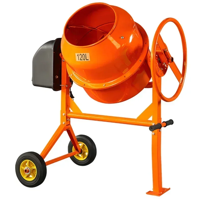 Vertical Multi-Functional , Cement Feed, Wet And Dry Drum Mixer, Construction Site, Concrete Mixing, 70L-160L