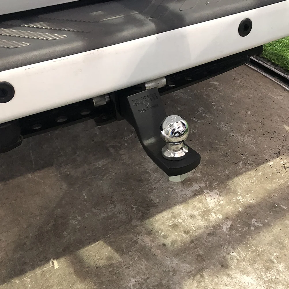 

50mm Tow Ball Cover Fits Swan Neck Bars Standard Size Protective Cap For Cars Trucks Silver Color Durable Trailer Accessory