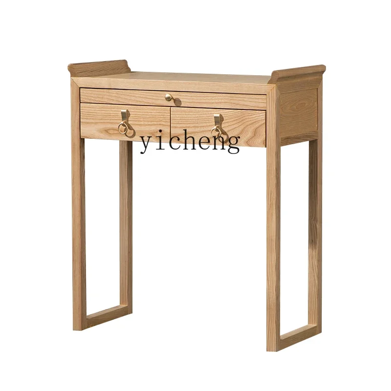 ZZf Buddha Table Home Buddha Worship Table God of Wealth Small Simple God Table Economical Solid Wood