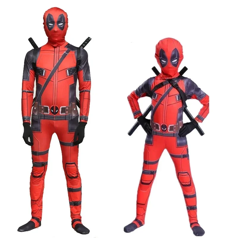 Deadpool bodyguard fantasia de halloween infantil deadpool cosplay conjunto adulto