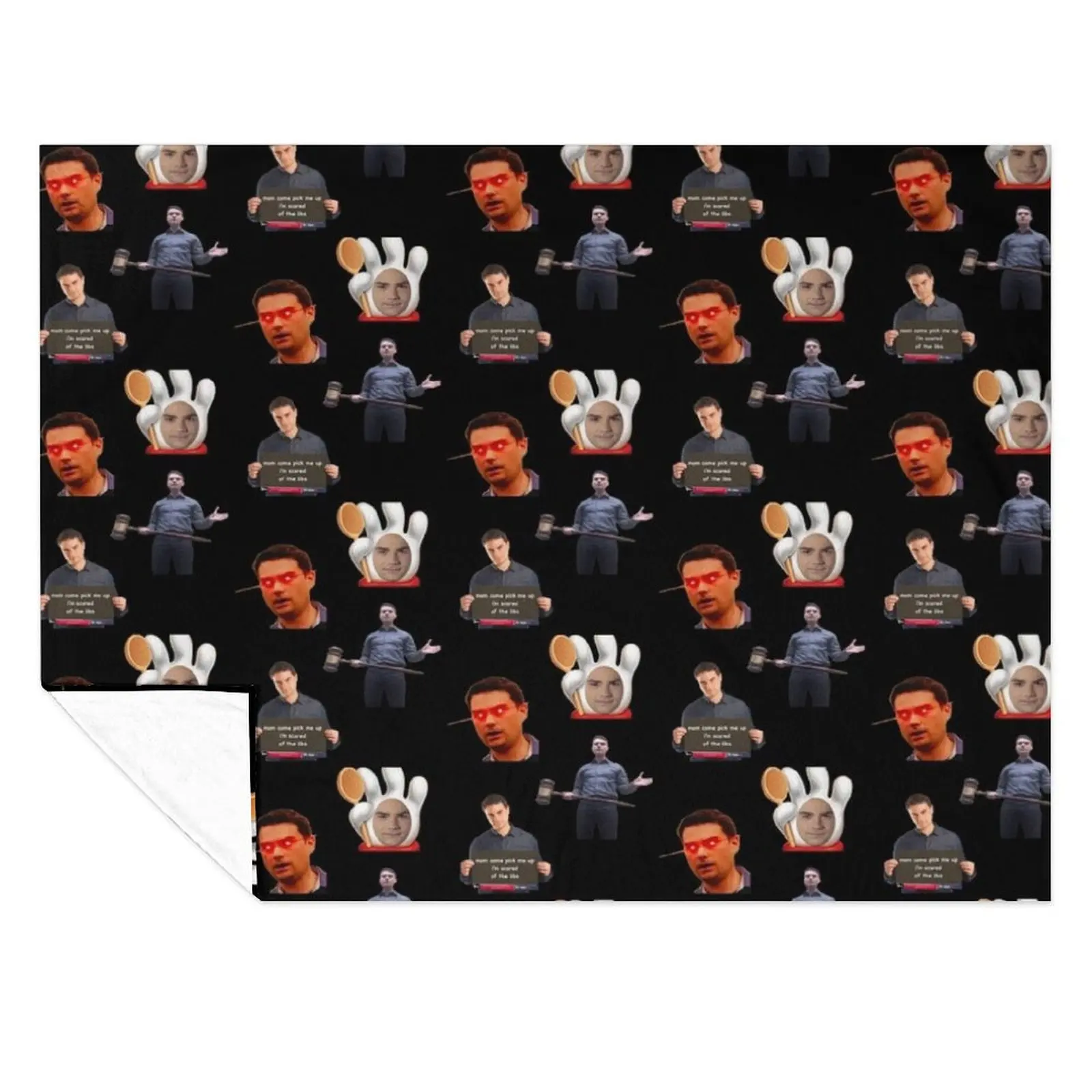 

Ben Shapiro Starter Pack Throw Blanket Sofa heavy to sleep Blankets For Bed Blankets