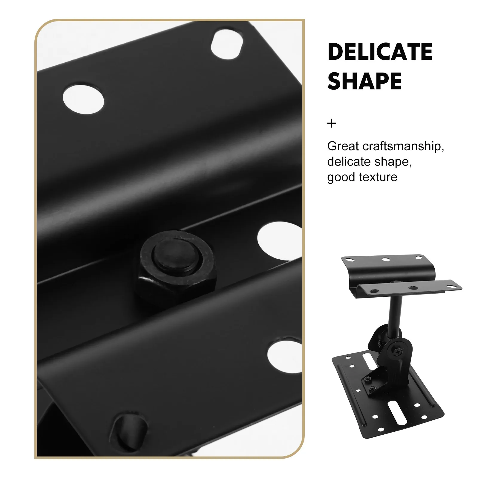 Adjustable Wall Mounted Speaker Bracket Ceiling Hanger Long Reinforced Heavy Duty Stand For Use