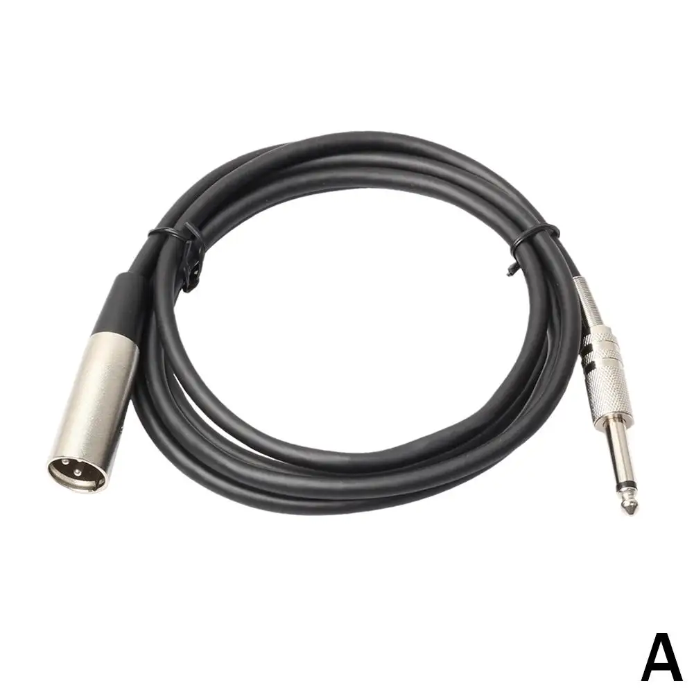 كابل الميكروفون سبائك الزنك مزدوج اثنين النواة 6.35 مدفع اتصال البطاقة العامة كابل الصوت ميكروفون S4m5