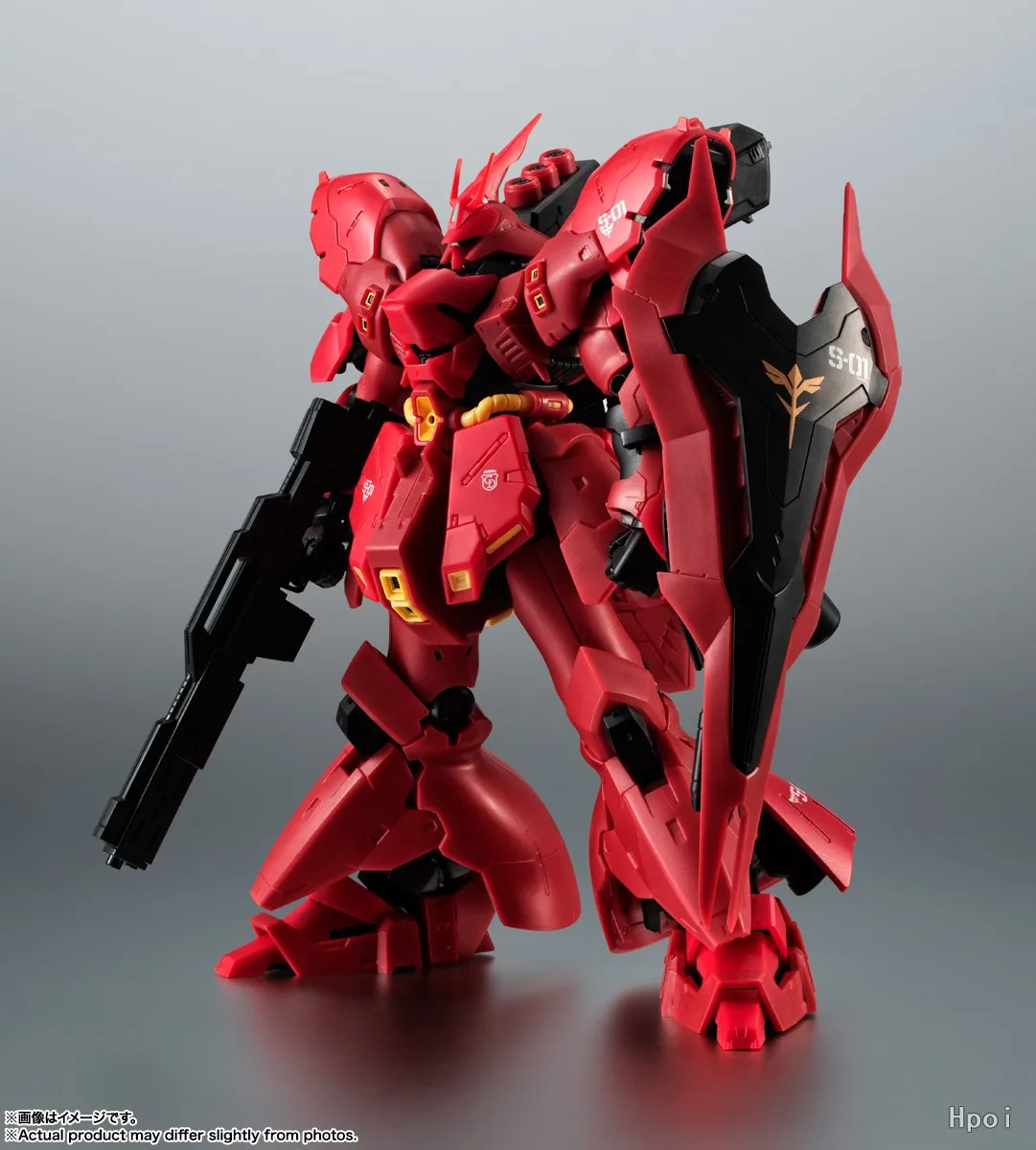 Collezione regalo giocattolo modello mobile originale Bandai ROBOT Soul MSN-04FF Sazabi a doppia canna