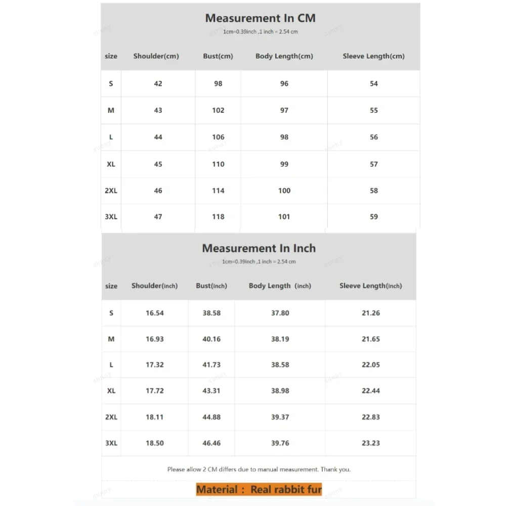 OFTBUY Natural Rabbit Fur Coat Clothes for Woman Winter Designer Jacket Luxury Genuine New in Coats & Jackets Natural Fur Long