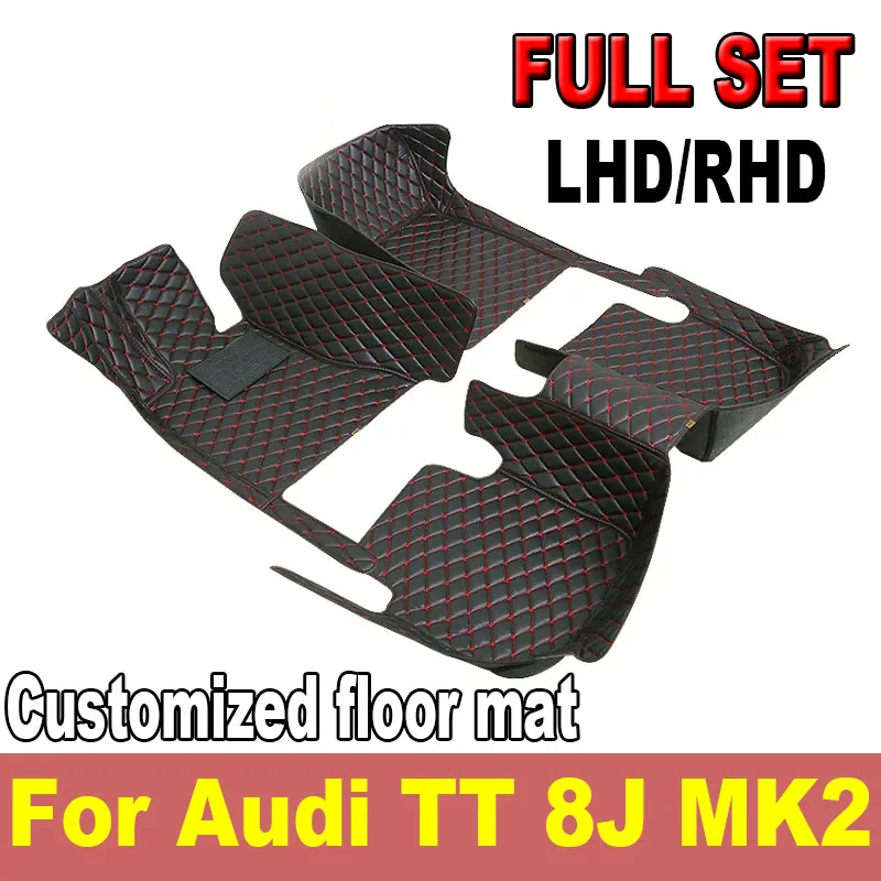

Автомобильные коврики для Audi TT 8J MK2 2007 ~ 2014 Роскошный кожаный коврик Авто коврики Прочный коврик Защитные ковры Набор автомобильных аксессуаров 2008