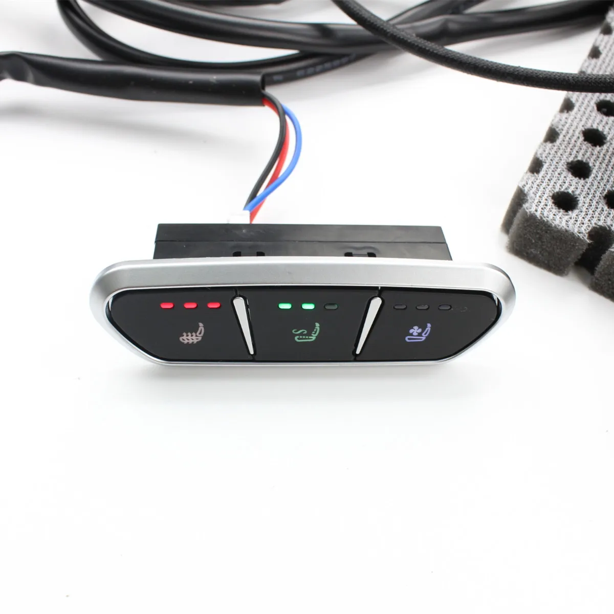 

Auto mats seat cushion interior accessory car seat pneumatic massage system with heated cooling