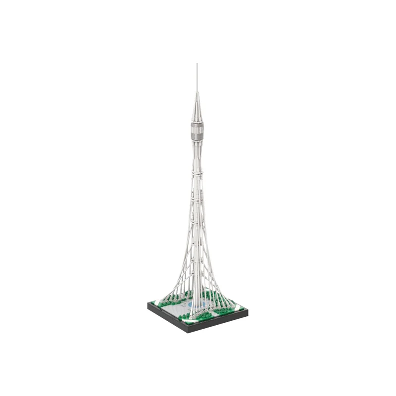 

697 шт. мировые обновленные архитектурные модели MOC-182856 Dubai Creek Tower строительные блоки кирпичи игрушки детский подарок на день рождения и Рождество