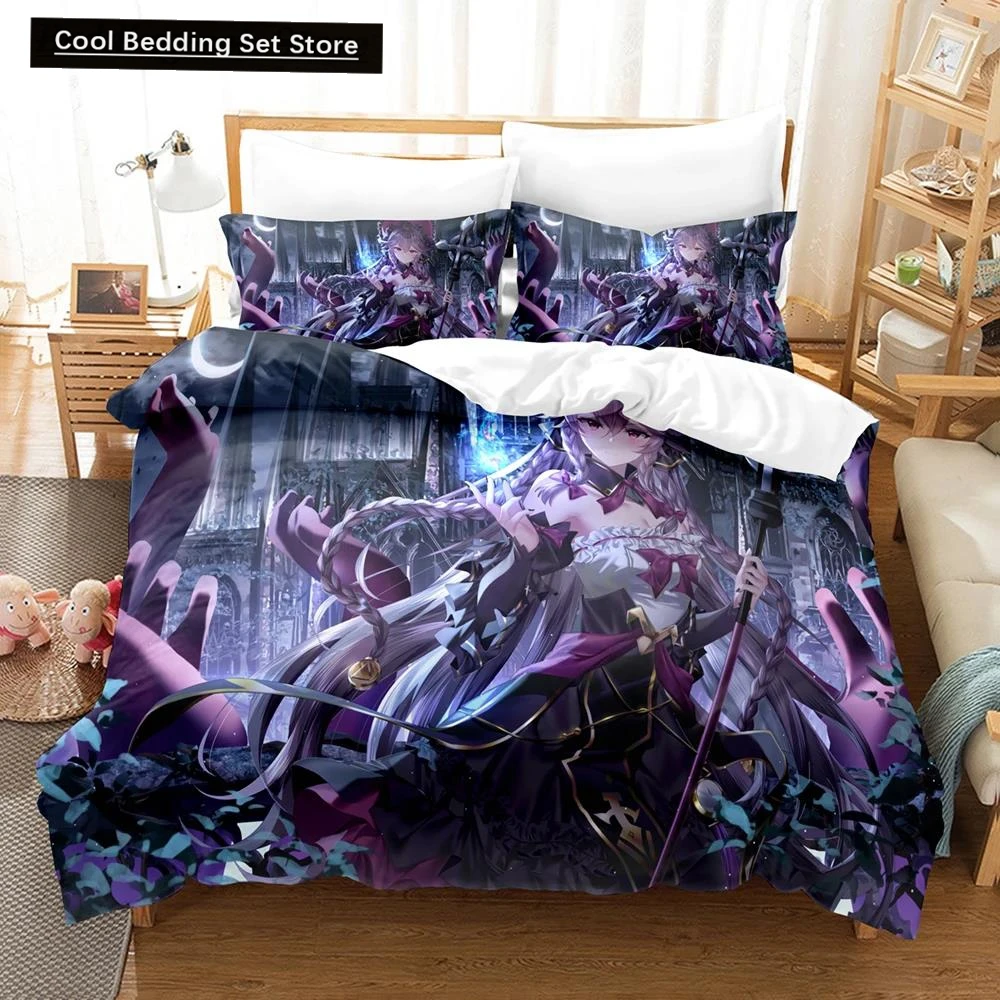 Fashion 3D Print Game Epic Seven Bedding Set Comforter Duvet Cover Sets Pillowcase Twin Full Queen King Bed Linens Home Textiles