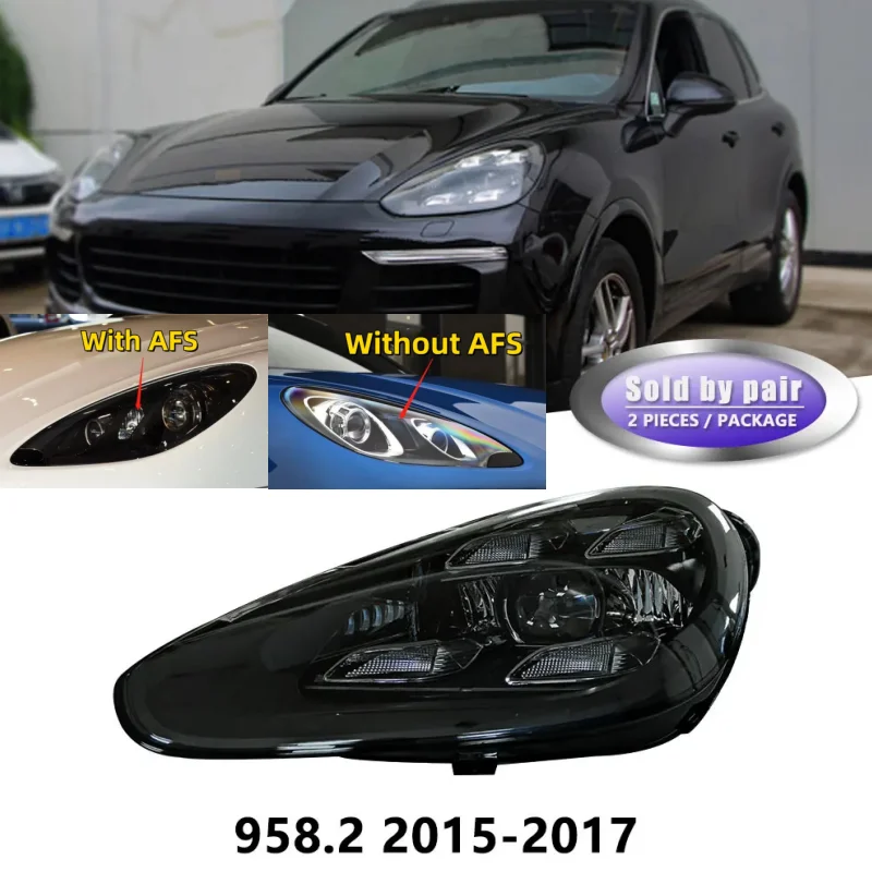 ポルシェカイエン 2011-2018 LEDヘッドライト 958.1 958.2 6000K