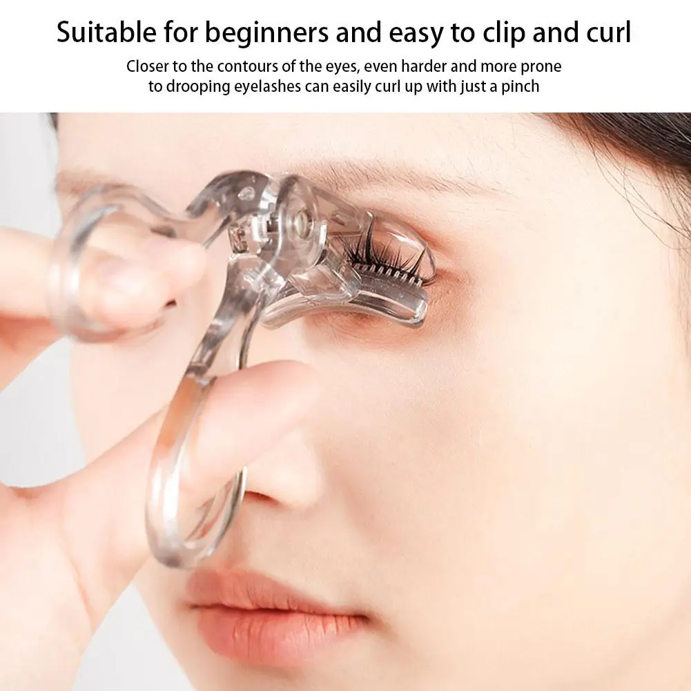 Eyelash Curler Makeup Tool With Comb Teeth Ladies Eyelash Curler Makeup Tools