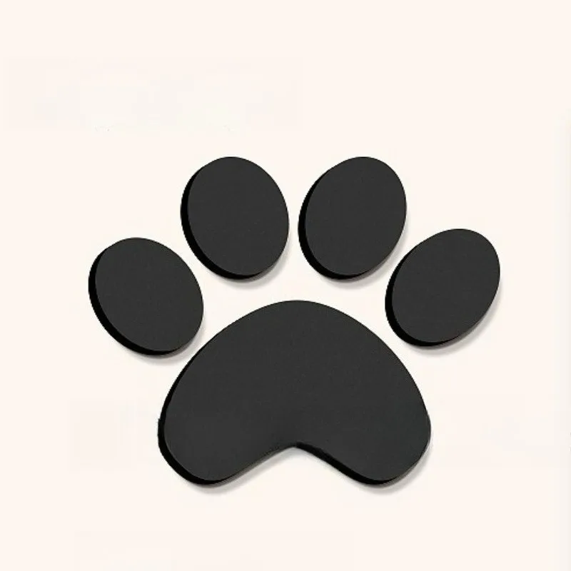 Cat Paw Felt Wall Decals Self-adhesive Wall Decals Securely Stick To Walls Perfect for Decorating Children's Rooms Living Rooms