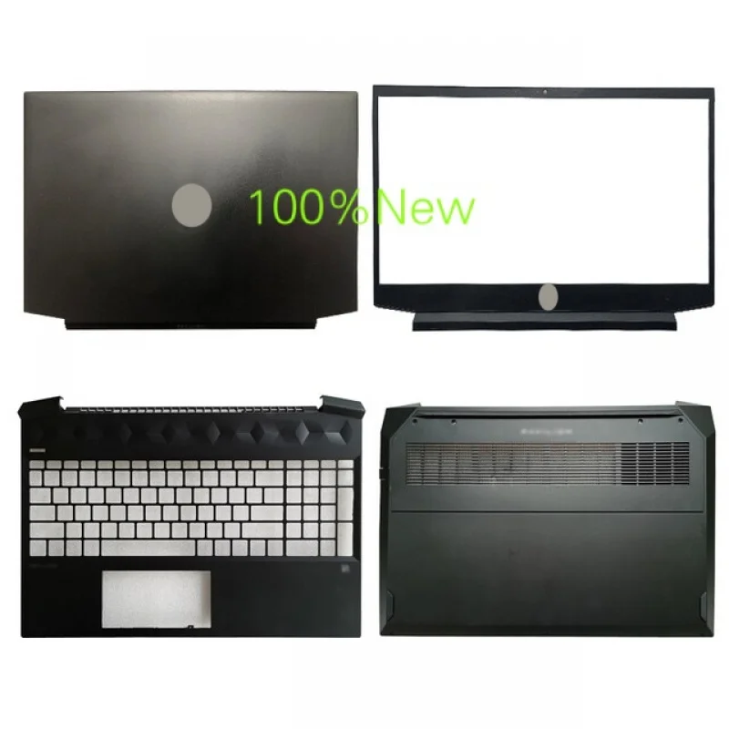 is 95%New for HP Pavilion Gaming 15-EC LCD Back Cover+Front Bezel+Palmrest+Bottom Case L20313-001 L20316-001