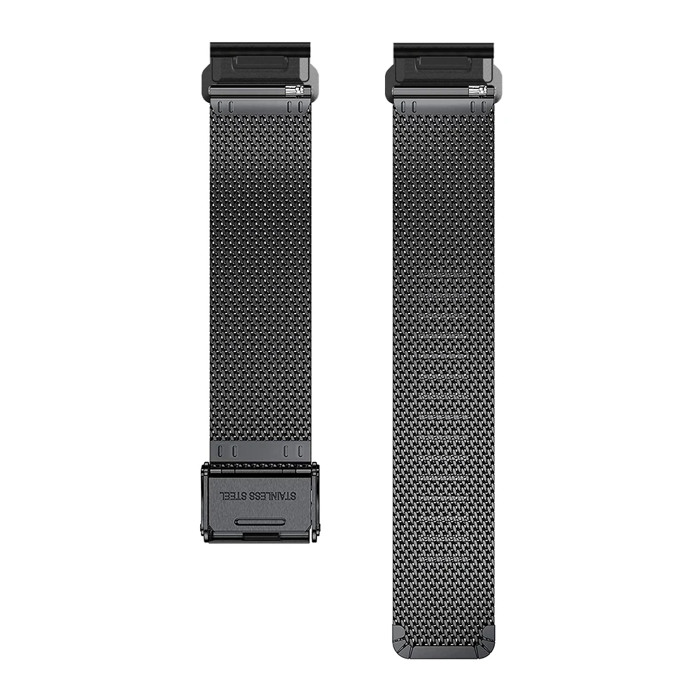 20 22 26mm QuickFit Milanese Metal Strap For Garmin EPIX GEN2 Fenix7 7X Solar/6X 6XPro 5XPlus Forerunner 955 Enduro 2 Watchband