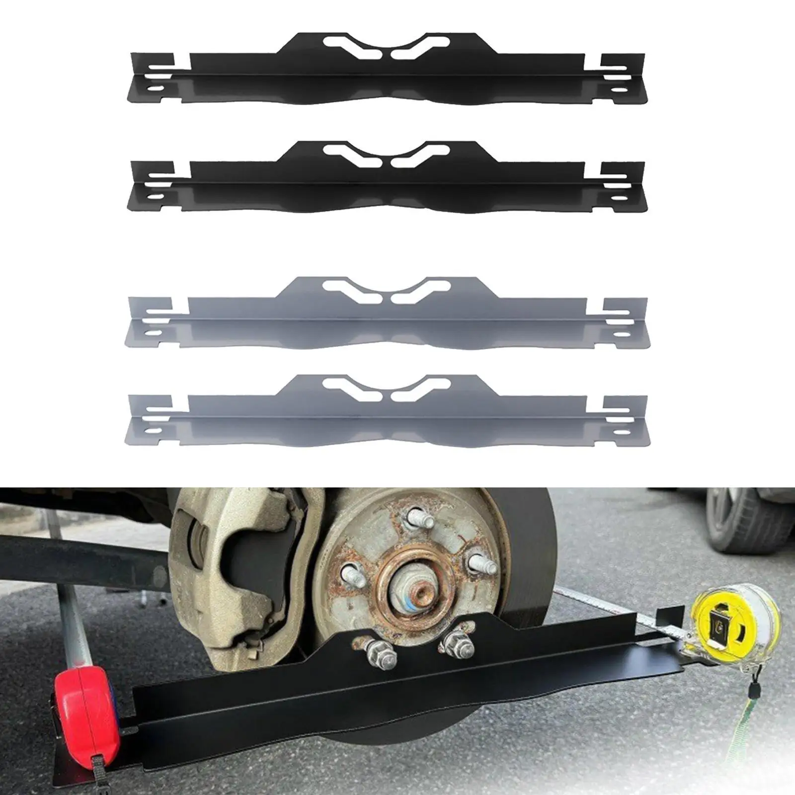 

2x Car Wheel Alignment Tool Toe Alignment Tool Plates Vehicle Maintenance for