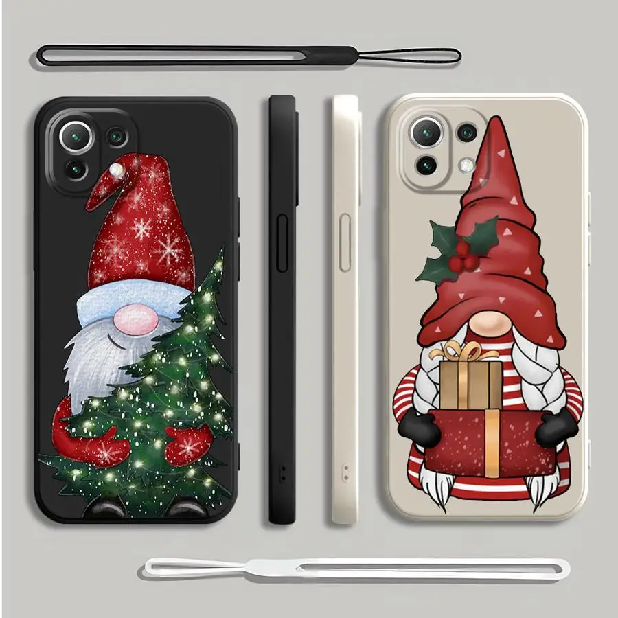 حافظة ناعمة لهاتف Xiaomi Mi 10T 11T 12T Pro 11 12 Lite 13 Santa Claus تصميم إبداعي جميل