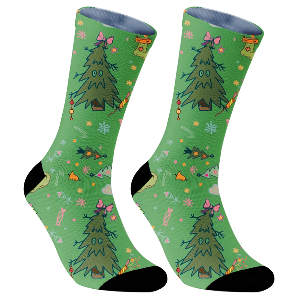 2024 neue Mode Anime Socken nähen lange Socken Weihnachts geschenke kniehohe Hip Hop Harajuku lustige Socken