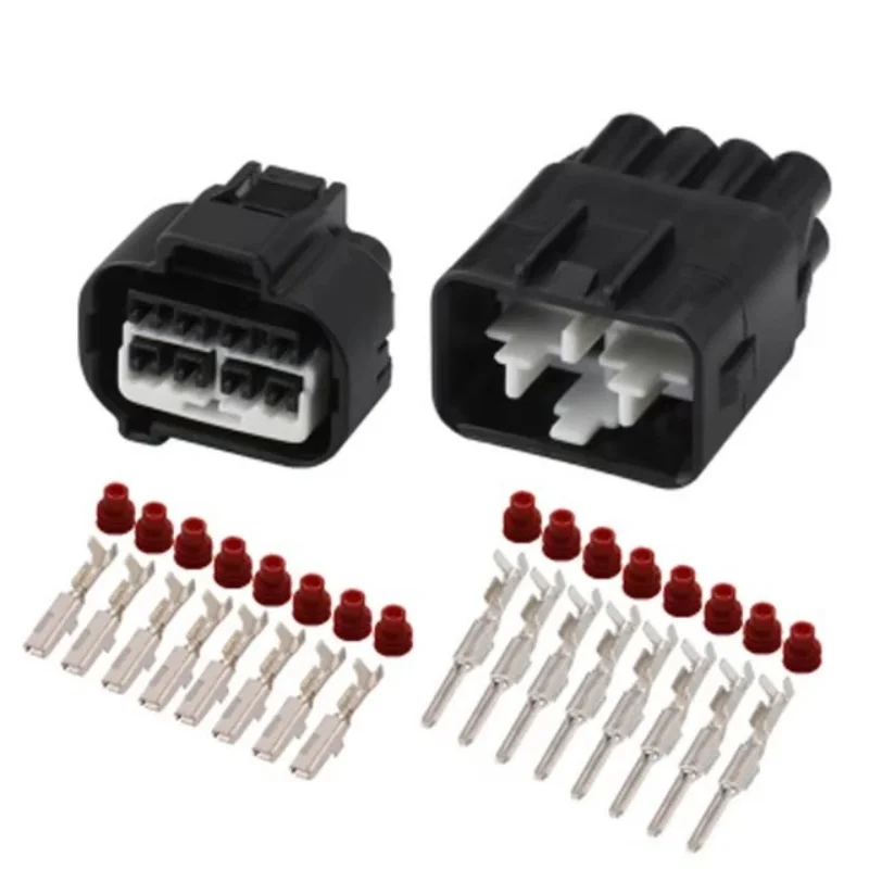 

8 pin Male or Female 7283-1081-40 Car Headlight Cable Socket Waterproof Light Lamp Connector For Toyota 90980-10891 7282-1081-40