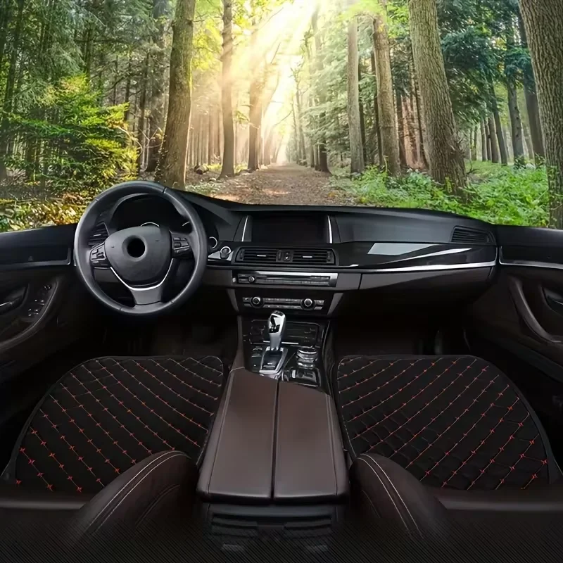 Autositzbezug/Schutz, Autositzkissen, atmungsaktiv, bequem, universell für die meisten Fahrzeuge, Sitzschutz für den Automobilinnenraum – Detail 1