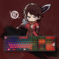 Akko 5108B Plus Mechanical Gaming Keyboard Hot Swap RGB ACA Profile PBT Keycap USB Type-C/2.4GHz/Bluetooth 5.0 Wireless Keyboard